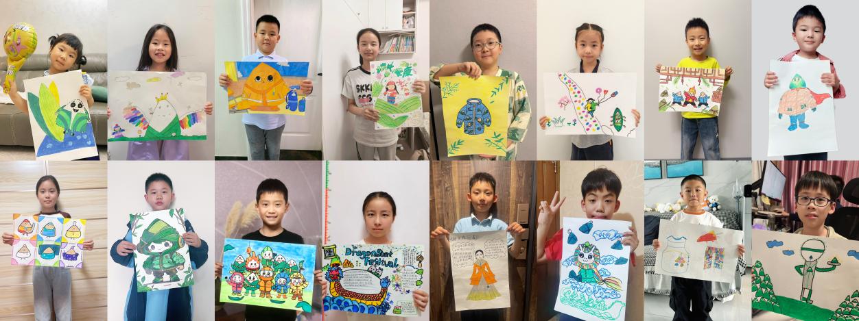 羽你童行·粽夏奇想：艾莱依亲子画展以童心重构端午时尚美学 新闻配图