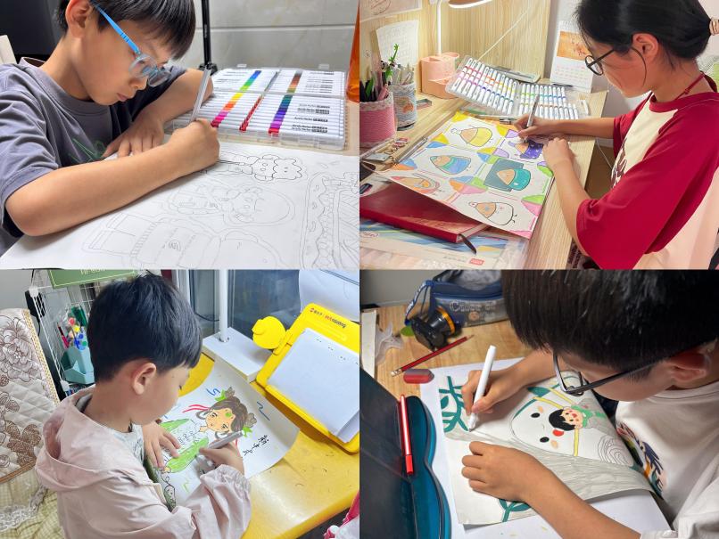 羽你童行·粽夏奇想：艾莱依亲子画展以童心重构端午时尚美学 新闻配图