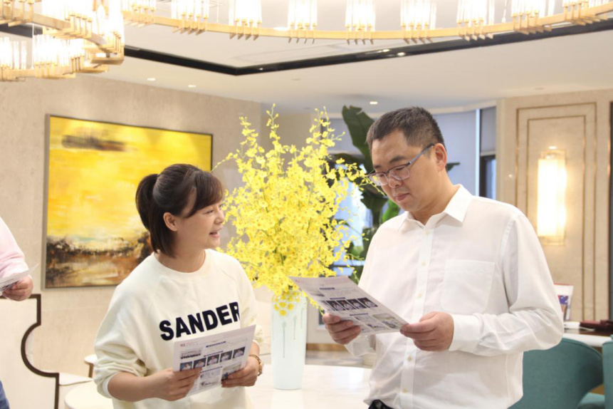 丽水莲都区区长陈豪一行莅临艾莱依调研 新闻配图